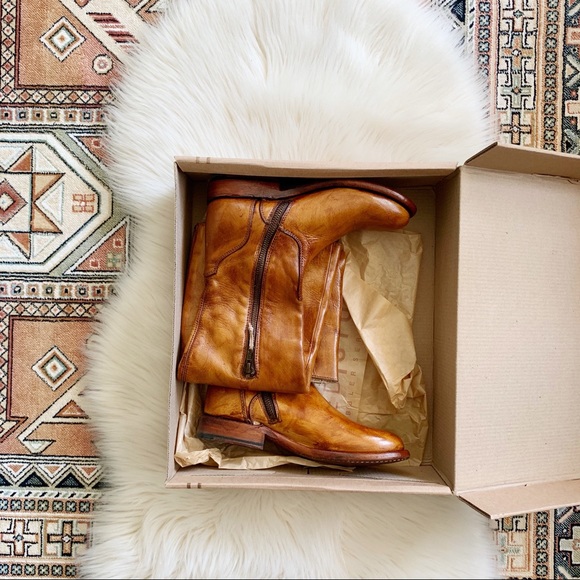 Bed Stu Shoes - nib bed stu | tess windsor tan glaze boots